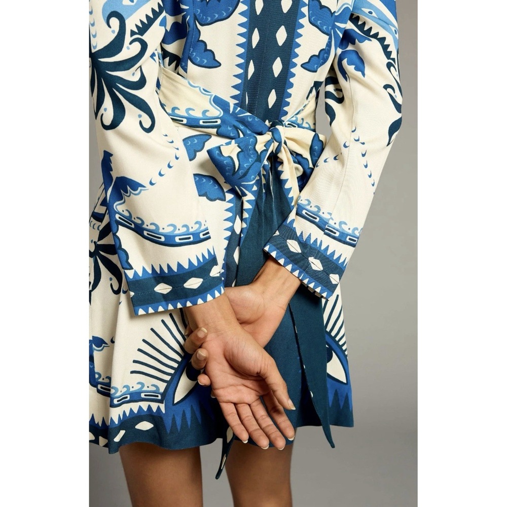 NWOT FARM RIO For Anthropologie Long Sleeve Blazer Dress Size Small MSRP $210 - Picture 8 of 12